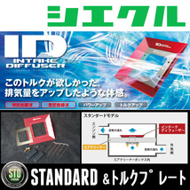 [シエクル_ID]GSR50/55 エスティマ(2GR-FE_H18/1ーH28/6)用スタンダード＆トルクプレートインテークディフューザー[ID-SD+TD]_画像1