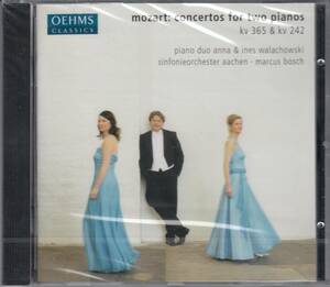 [CD/Oehms]モーツァルト:2台のピアノのための協奏曲変ホ長調K.365他/A.&I.ワラショフスキ(p duo)&M.ボッシュ&アーヘン交響楽団