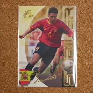 futera platinum Fernando MORIENTES フテラプラチナ フェルナンドモリエンテス スペイン レアルマドリード striker soccer