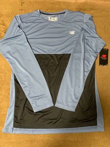 ニューバランス New Balance ベーシックロングスリーブTシャツ CMY シャンブレー 新品未使用