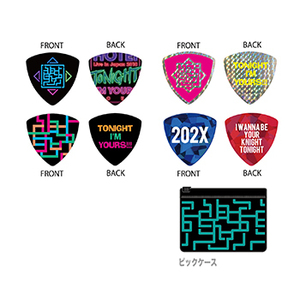 ☆ Hotei Torayasu ♪ Hotei New Pick Set Neon Color Final