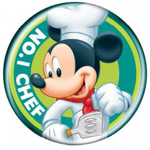 Disney (ディズニー) Mickey Mouse (ミッキーマウス) No. 1 Chef 　Button Magnet ★マグネット★