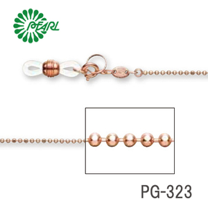 [ regular store ] glasses chain pearl PG-323 pink gold color ( brass * plating )