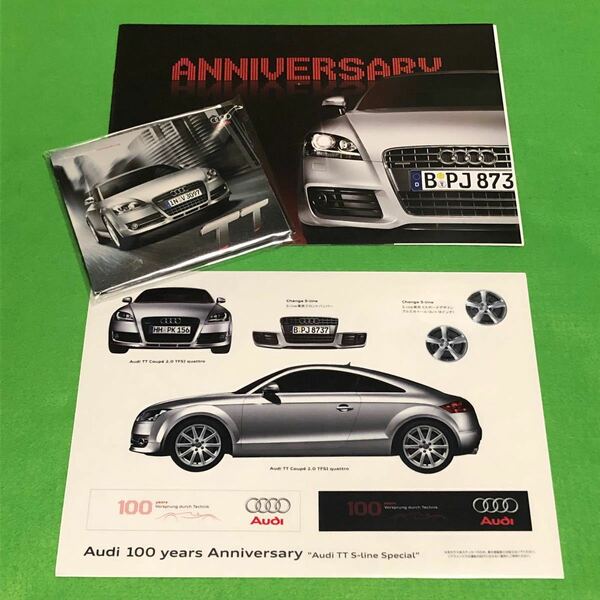 [非売品]【Audiグッズ】TT A4 ≪会員誌/パンフレット/TT&100周年ステッカー/DVD/フリスク/カレンダー/タオル≫