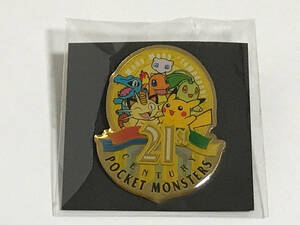 【送料無料】ポケモンセンター 21st CENTURY pocket monsters ピンバッジ 2001年 非売品 ピンズ バッジ