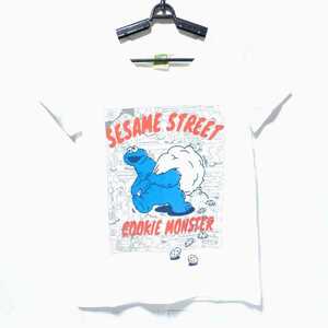 特価/未使用/SESAME STREET/セサミストリート/レディス/半袖/Tシャツ/サイズ=L/胸囲=86～94cm/white