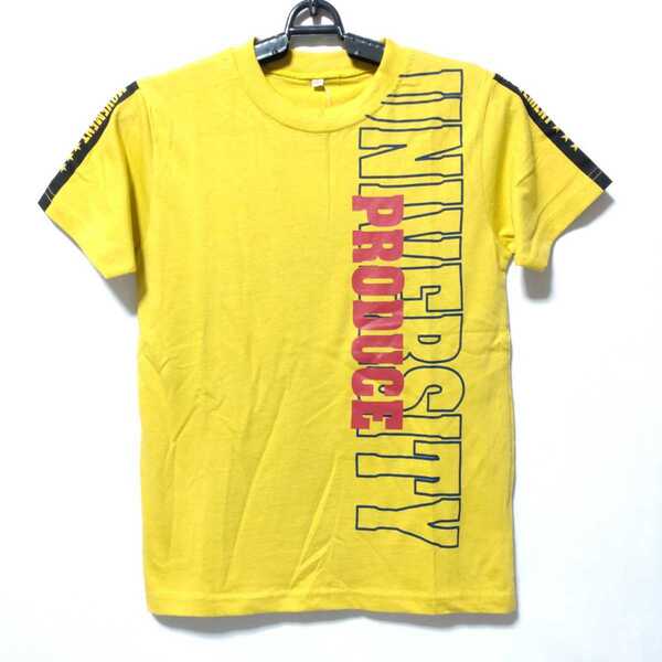 超特価/未使用【サイズ=140cm】ノーブランド/子供/半袖/Tシャツ/胸囲=65~72cm/mustard