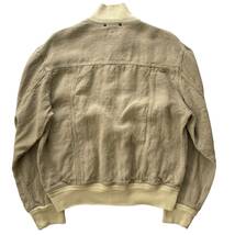 【Vintage】C.P.COMPANY リネンブルゾン 48 Beige CPカンパニー Romeo Gigli ロメオ・ジリ STONE ISLAND ストーンアイランド MADE IN ITALY_画像4