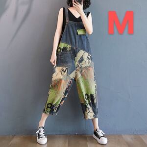 LPBA001春秋レディース サロペット ゆったり デニムパンツ オーバーオール