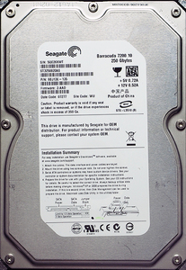 Seagate ST3250820AS 3.5C` SATA300 250GB 2557 10462 WN