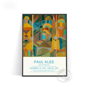 G1520 パウル・クレー　Paul Klee 絵画プリントポスター キャンバスアートポスター 50×70cm 海外製 インテリア アート 枠なし D