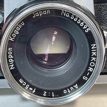 Nikon ニコン F アイレベル 富士山刻印 NIPPON KOGAKU 日本光学 フィルムカメラ 一眼 K6156_画像7