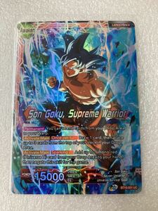  Dragon Ball super abroad English version BT16 UC Monkey King Supreme Warrior both sides illustration Foil