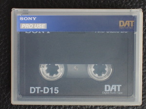 цифровой звук регистрация для магнитный лента SONY Sony PRO USE Pro Youth DATdatoti-*e-* чай Digital Audio Tape DT-15 управление No.13235