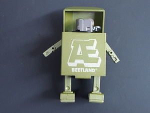 レア物 当時物 ゴールドライタン模倣品 ジッポーに飽きた方にもお勧め 変形型 オイルライター BEETLAND ロボライター R-10LT 管理No.7155