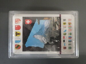 レア物 スイス アルプス 名峰 マッターホルン 土産物 PLASTIC COATED PLAYING CARDS トランプ プレイングカード 管理No.6827