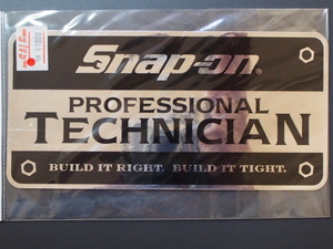 デッドストック 当時物 日本正規品 スナップオン Snap-on tools PROFESSIONAL TECHNICIAN 鏡面 ステッカー シール 管理No.8275