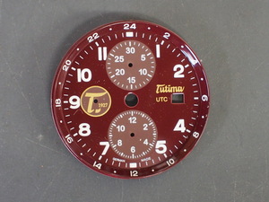 チュチマ グランドクラシック クロノグラフ ハバナ TUTIMA Grand Classic Chronograph HAVANA Ref:781-01 文字盤 ダイヤル 管理No.6982