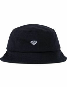 USA正規品 【L/XL】 Diamond Supply Co. ダイヤモンドサプライ BUCKET HAT バケットハット 黒 ブラック 刺繍ロゴ LA ストリート