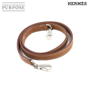 未使用 展示品 エルメス HERMES ケリー ボリード ショルダー ストラップ トゴ ゴールド ブラウン Shoulder strap 90141324