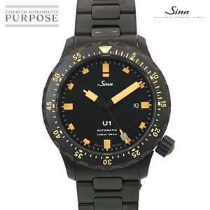 ジン SINN U1.S.E.M メンズ 腕時計 デイト ブラック 文字盤 オートマ 自動巻き ウォッチ 90151879