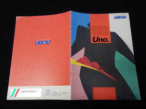 [Y1000 prompt decision ]FIAT Fiat Uno. Uno exclusive use catalog [ Japanese edition ]