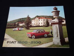 [1960 year ]FIAT Fiat 1800 / 2100 exclusive use main catalog [. language version ]