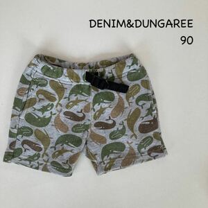 DENIM&DUNGAREE　ハーフパンツ　サイズ90デニム&ダンガリー ショートパンツ