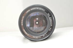 ★動作品★MINOLTA MC ROKKOR-PG 50mm F1.4#9169