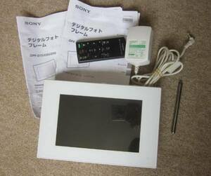 SONY digital photo frame DPF-D75 * operation goods 