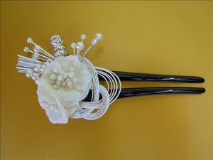 6096, mizuhiki skill ornamental hairpin -MK- 13