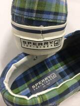 新品 7885 SPERRY US 10M TOP SIDER スペリー トップサイダー スリッポン スニーカー シューズ チェック 28cm_画像2