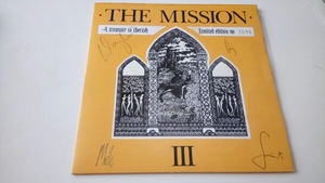 激レア サイン入り シングル盤 The Mission STAY WITH ME / BLOOD BROTHER