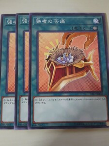 遊戯王 強者の苦痛 三枚 数量9