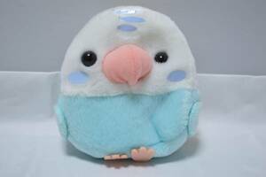 ko... soft toy daypack pouch se regulation parakeet blue total length approximately 13cm