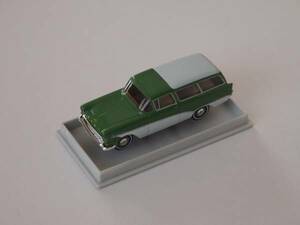 ブレキナ BREKINA 1/87 オペル OPEL REKORD P1 CARAVAN WHITE/GREEN TOP DECORATION