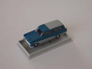 ブレキナ BREKINA 1/87 オペルOPEL PⅡ LIEFERWAGEN WHITE/LIGHT BLUE TOP DECORATION