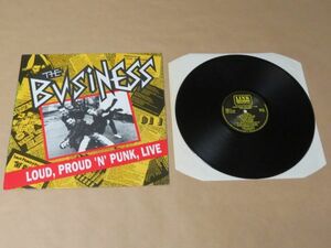 UK盤★Loud Proud And Punk - Live / The Business（ビジネス）★LP