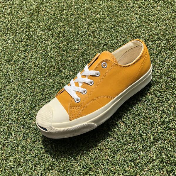 美品23 converse LEA JACK PURCELL コンバース レザージャックパーセル H279