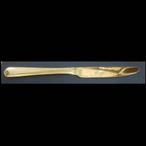 [ новый товар ][ не использовался товар ] золотой цвет Gold нержавеющая сталь столовый нож 23cm