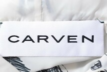 美品 CARVEN ハンドイラスト ナイロンブルゾン 34 ホワイト カルヴェン KL4QLKBA09_画像10