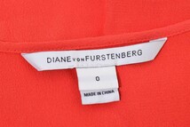 美品 DIANE von FURSTENBERG ILIANA TOP ブラウス 0 レッド ダイアンフォンファステンバーグ KL4Q2CLH48_画像9