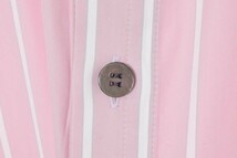 美品 AMBUSH ストライプ 半袖 シャツ 1 ライトピンク アンブッシュ KL4QCSUA59_画像5