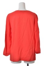 美品 DIANE von FURSTENBERG ILIANA TOP ブラウス 0 レッド ダイアンフォンファステンバーグ KL4Q2CLH48_画像2