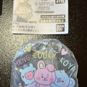 bt21 A LITTLE FESTAアクリルマスコット(マン、クッキー、コヤ)