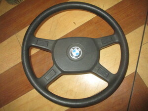 ■BMW E30 ステアリング 中古 11528964 32331154131 380mm 部品取あり ハンドル ステアリングホイール 318 320 325 ■