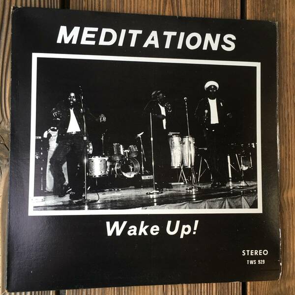 ★送料込み！1977！Roots Rock Vocal名作！【The Meditations - Wake Up】LP！Sonic Sounds TWS 929 JA Repress！Produced by Dobby Dobson