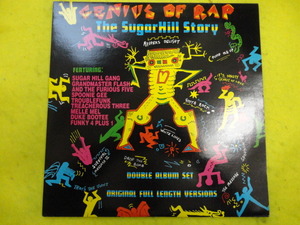 VA - Genius Of Rap The Sugarhill Story レア2枚組 オリジナル原盤 OLD SCHOOL Sugarhill Gang / Grandmaster Flash / Funky 4 Plus1 視聴