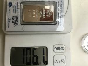 Швейцарский производитель Pamp Shirokane 100G Coin Bar (малая очистка слитка 999,5) 100G C000156 Изображение продукт ☆ Case Ceceed New