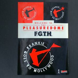 frankie goes to holleywood B5サイズ ステッカー 30年以上?前 【送料込み】